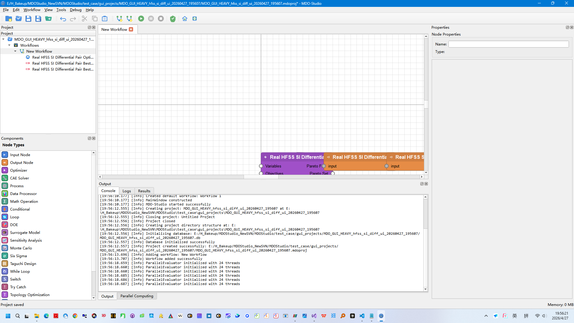 Workflow canvas